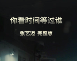 《你看时间等过谁》张艺迈【LRC歌词/mp3/无损音乐flac】
